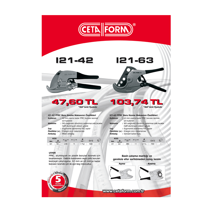 Piyasaya yeni çıkan ürün için tasarlanan broşür.  A4 ölçüsünde.
Parlak kuşe kağıt
4 renk ofset baskı. Ürün Broşürü, Tanıtım