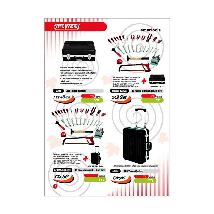 Kampanya ürünlerini ve fiyatlarını içeren insert tasarımı.  22 sayfa. 
Kapalı ölçü 21 x 29.7 cm.  
Kapak ve iç sayfalar 115 gr parlak kuşe.  
Tel dikiş cilt. Kampanya ürünlerini ve fiyatlarını içeren insert tasarımı. <br> 22 sayfa. <br/>
Kapalı ölçü 21 x 29.7 cm. <br/> 
Kapak ve iç sayfalar 115 gr parlak kuşe. <br/> 
Tel dikiş cilt.<br/>