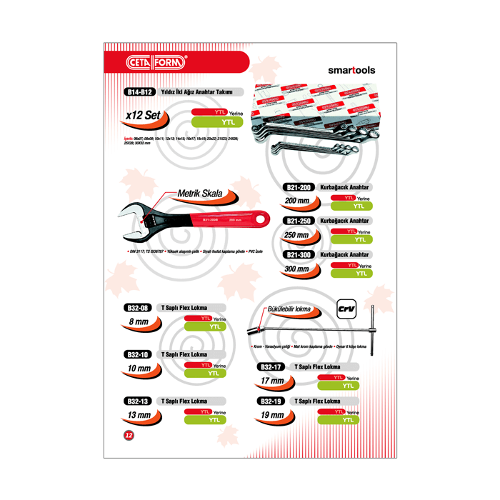 Kampanya ürünlerini ve fiyatlarını içeren insert tasarımı.  22 sayfa. 
Kapalı ölçü 21 x 29.7 cm.  
Kapak ve iç sayfalar 115 gr parlak kuşe.  
Tel dikiş cilt. Kampanya ürünlerini ve fiyatlarını içeren insert tasarımı. <br> 22 sayfa. <br/>
Kapalı ölçü 21 x 29.7 cm. <br/> 
Kapak ve iç sayfalar 115 gr parlak kuşe. <br/> 
Tel dikiş cilt.<br/>