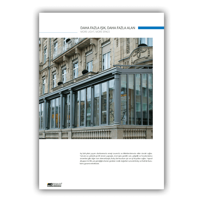 Pazarlama kataloğu tasarımı  Aluminyum sistem çözümleri kataloğu 56 sayfaKuşe kapak, 270grKuşe iç sayfalar, 135grTutkal cilt Katalog Tasarımı, Pazarlama Kataloğu, Sistem Çözümleri Kataloğu