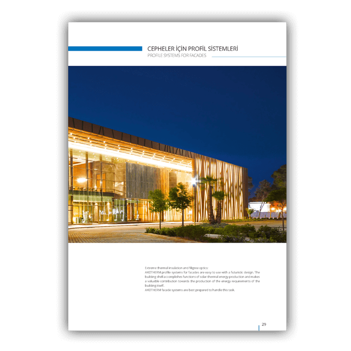 Pazarlama kataloğu tasarımı  Aluminyum sistem çözümleri kataloğu 56 sayfaKuşe kapak, 270grKuşe iç sayfalar, 135grTutkal cilt Katalog Tasarımı, Pazarlama Kataloğu, Sistem Çözümleri Kataloğu