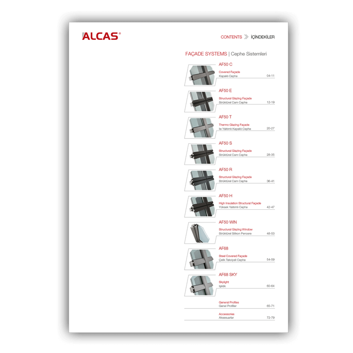 Pazarlama kataloğu tasarımı  Aluminyum sistem çözümleri kataloğu 80 sayfaKuşe kapak, 300grKuşe iç sayfalar, 170grTutkal cilt Katalog Tasarımı, Pazarlama Kataloğu, Sistem Çözümleri Kataloğu, Aluminyum Dış Cephe Katalog