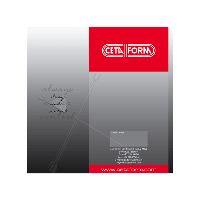 Otomotiv grubu ürünlerini içeren grup kataloğu tasarımı.  Kapalı ölçü 21X21 cm.
Tel dikiş cilt ve kapakta mat selefon.  Katalog Tasarımı, Ürün Grubu Kataloğu