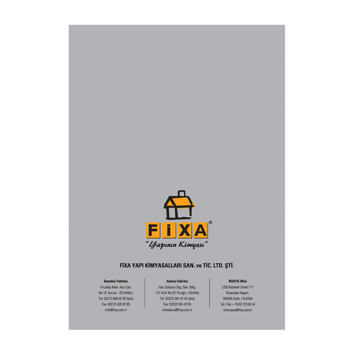 Strafix markalı ısı yalıtım ürünlerini tanıtmak ve ısı yalıtımıyla ilgili genel bilgiler sunmak amacıyla hazırlanan katalog24 sayfa. 
Kapalı ölçü 21X29.7 cm. 
Kapak 220 gr mat kuşe, mat selefon ve kısmi uv lak.
İç sayfalar 115 gr mat kuşe. 
Cilt omega tel dikiş.
 Katalog Tasarımı, Ürün Grubu Kataloğu.
